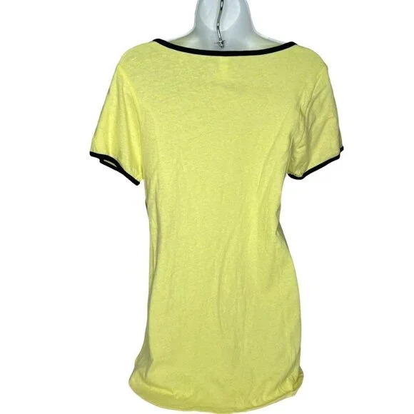 LuLaRoe Womens Classic T Size XS Yellow NWT - Picture 2 of 4